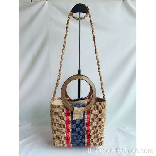 Fashion straw bag/beach bag